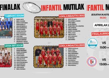 Fases Finales: Los Infantiles Masculinos de R cogen el relevo en la lucha por el título en el Colegio Jesuitas de Bilbao