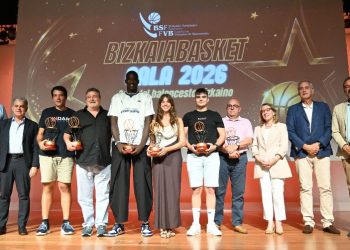 Homenaje merecido a los mejores de la temporada en la XX Gala del Baloncesto Bizkaino