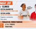 Víctor Lapeña y Estitxu Ibarretxe en el Clínic del IV Memorial Pepe Núñez
